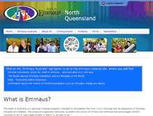 Tablet Screenshot of northqueensland.emmaus.org.au