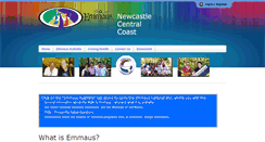 Desktop Screenshot of newcastlecentralcoast.emmaus.org.au