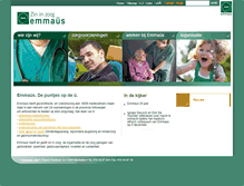Tablet Screenshot of emmaus.be