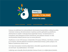 Tablet Screenshot of emmaus.fi