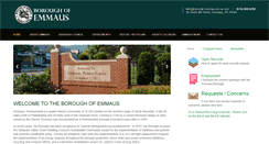 Desktop Screenshot of borough.emmaus.pa.us