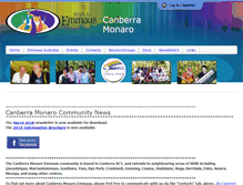 Tablet Screenshot of canberramonaro.emmaus.org.au