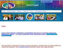 Tablet Screenshot of goldcoast.emmaus.org.au